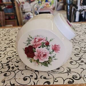 Ceramic Rose Treat Jar